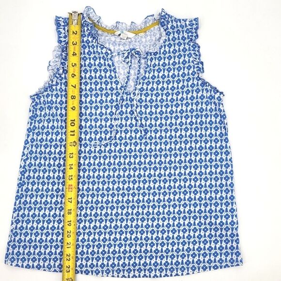 Boden Blue and White Patterned Blouse “Olive” - Picture 3 of 6